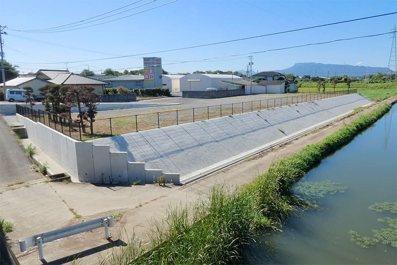 用地造成後の風景